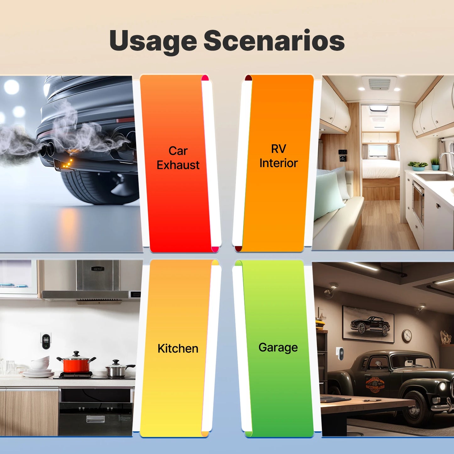 AirGuard™ CO Detector — 3-Pack