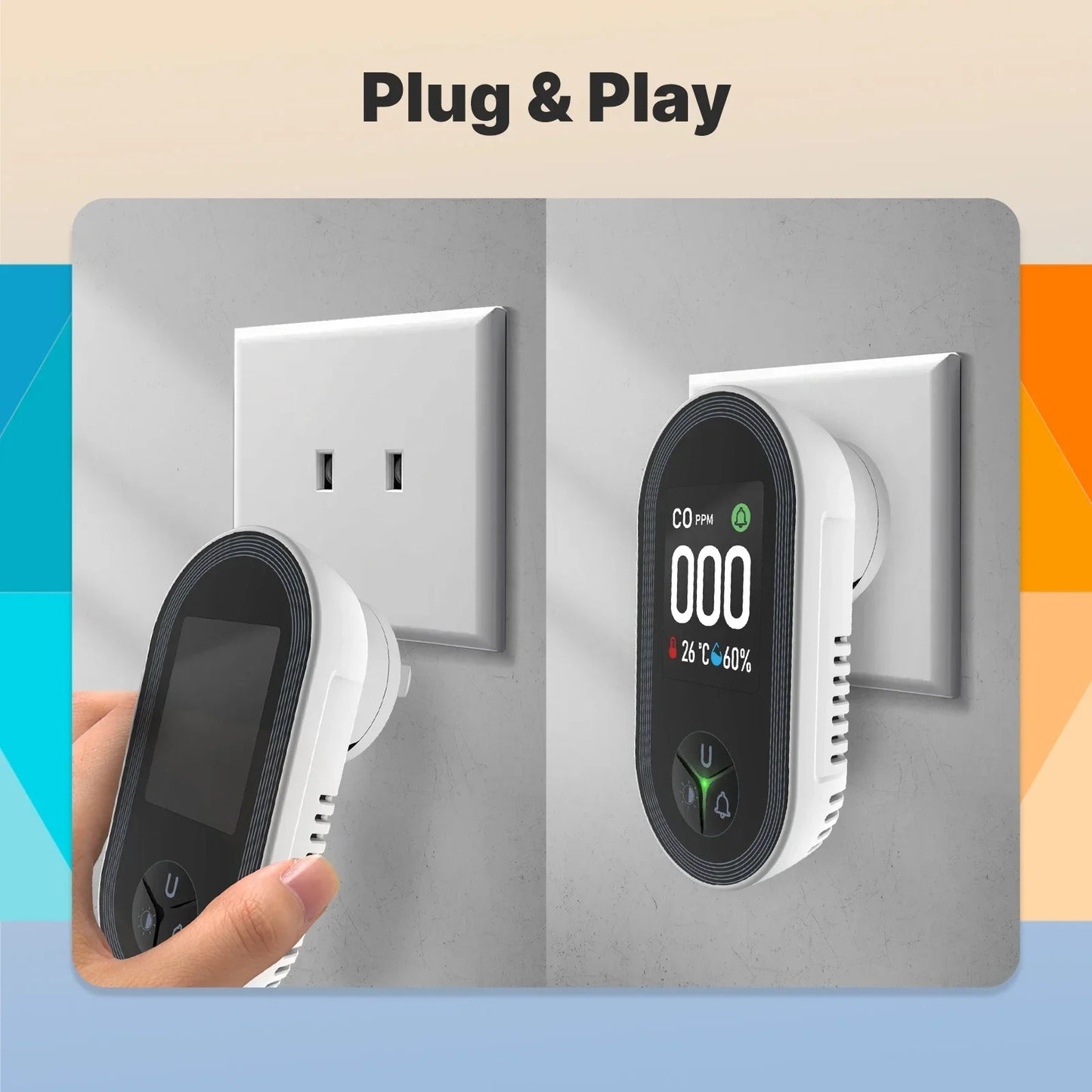 AirGuard™ CO Detector — 3-Pack